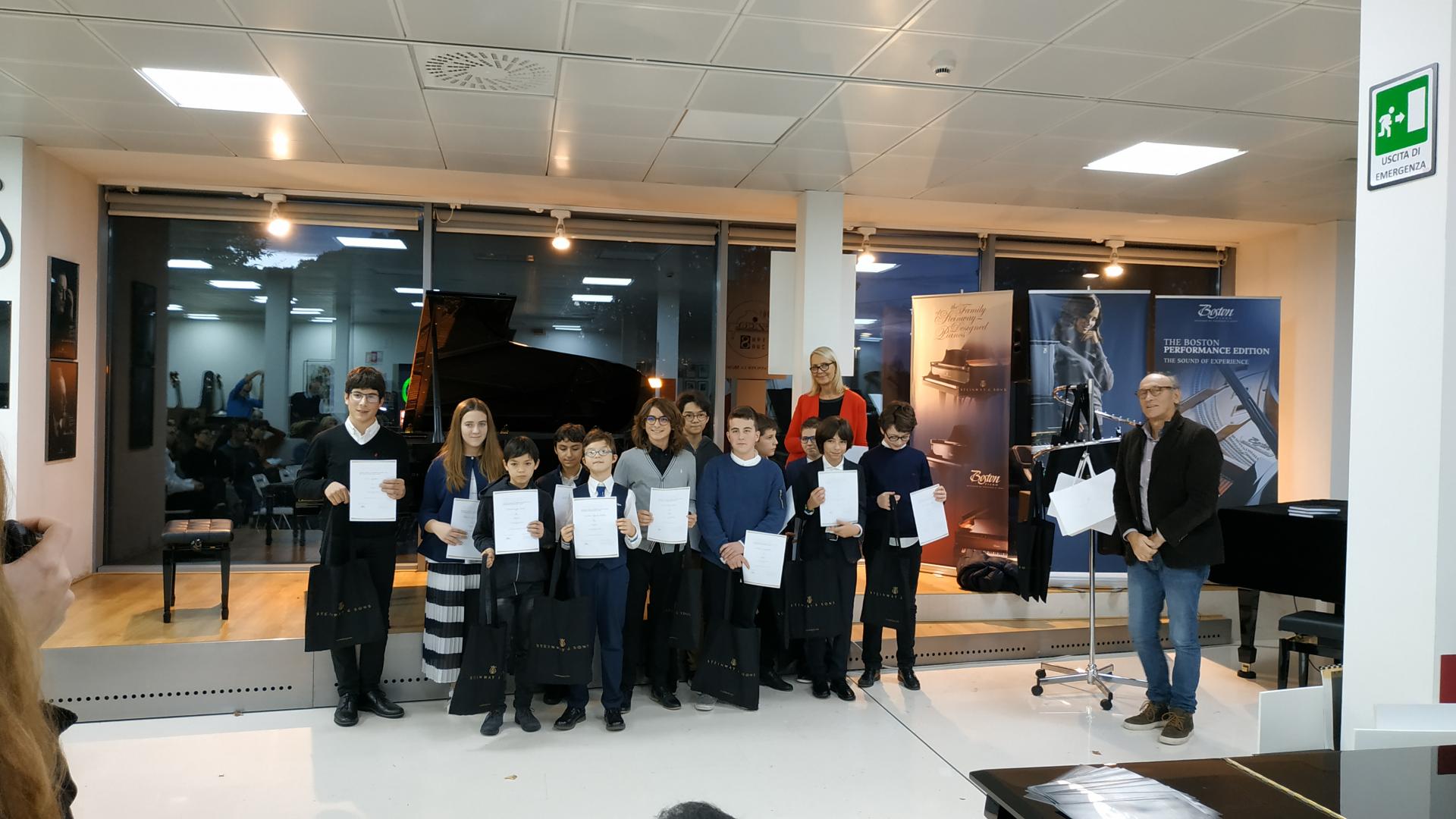 Concorso pianistico Steinway per giovani talenti