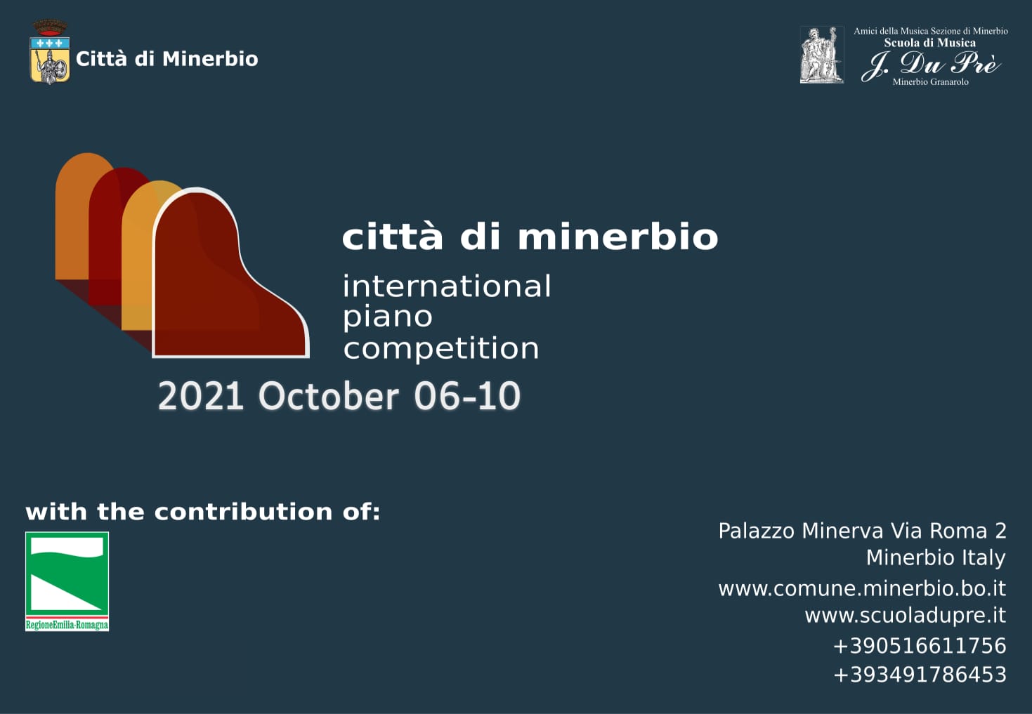 Presentazione Concorso pianistico Internazionale "Città di Minerbio" ed 2021
