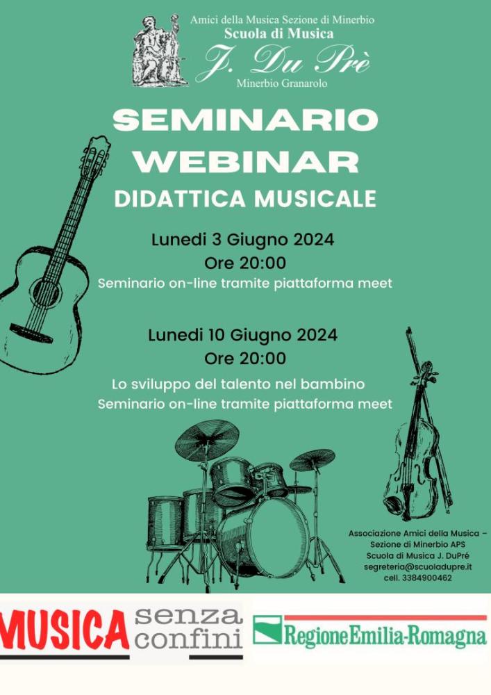 seminario webinar DIDATTICA MUSICALE