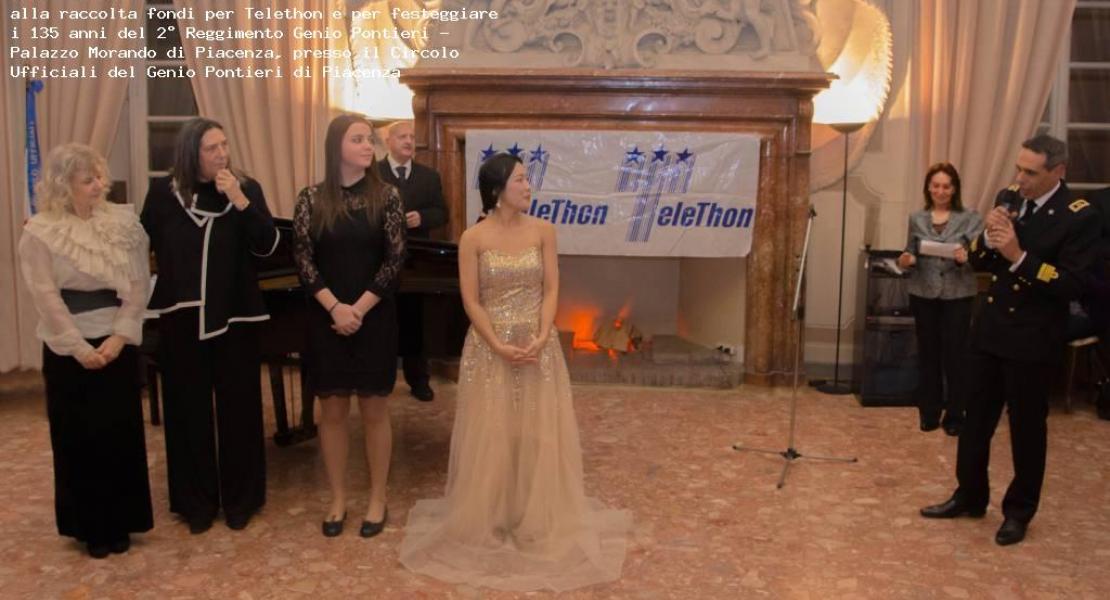 oncerto di Chiara Cavallari in occasione della serata di beneficenza dedicata alla raccolta fondi per Telethon