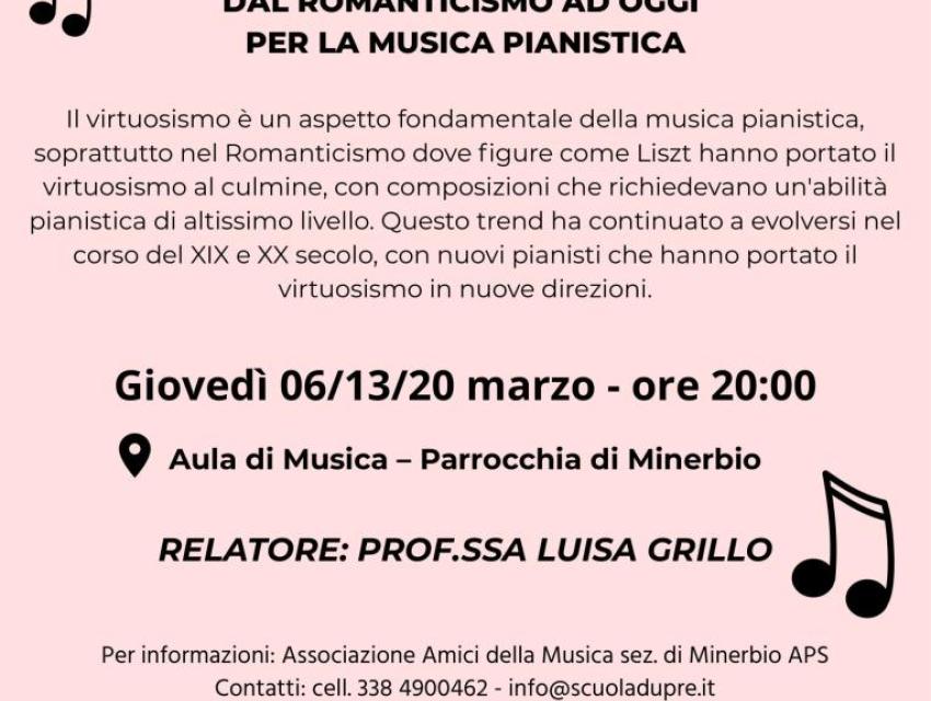 Workshop piano.